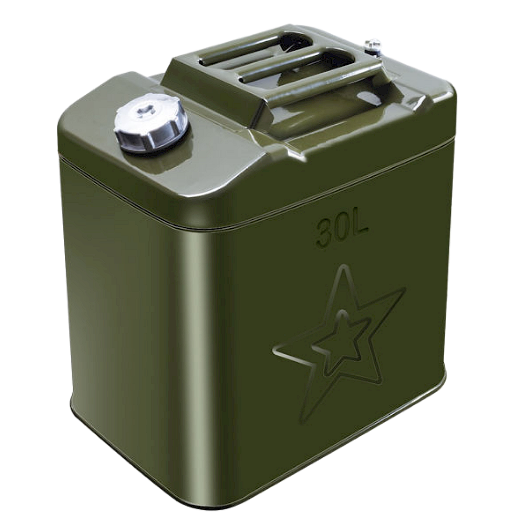 加厚铁汽油桶40升30升20升10升加油桶柴油壶铁桶油壶汽车备用油箱