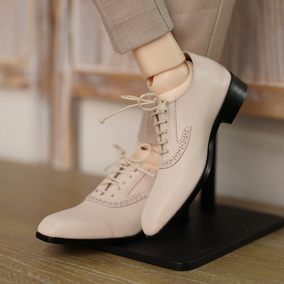 BJD娃鞋 ID75壮叔普叔四分纤细体正装皮鞋 现货