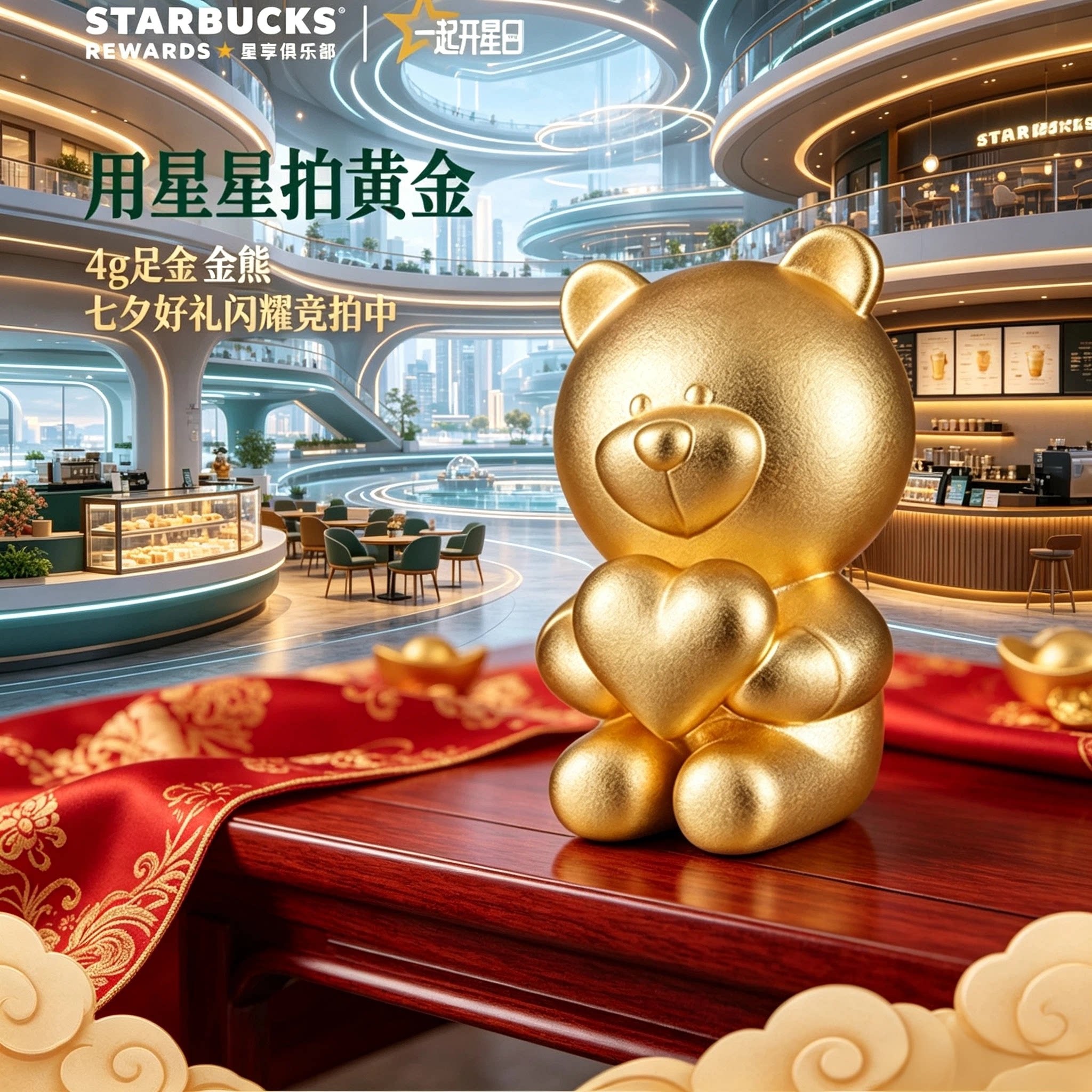 2026年星巴克钻星会员制补成长值积星换饮品/换物品 领免费饮品券