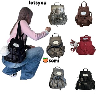 somi家直邮~lotsyou背包JENNIE金智妮同款设计师多口袋双肩包7