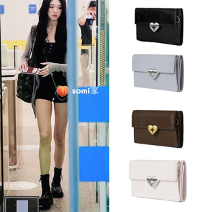 somi家 韩国直邮Fennec小众设计多卡位轻便皮质卡包零钱女包迷你