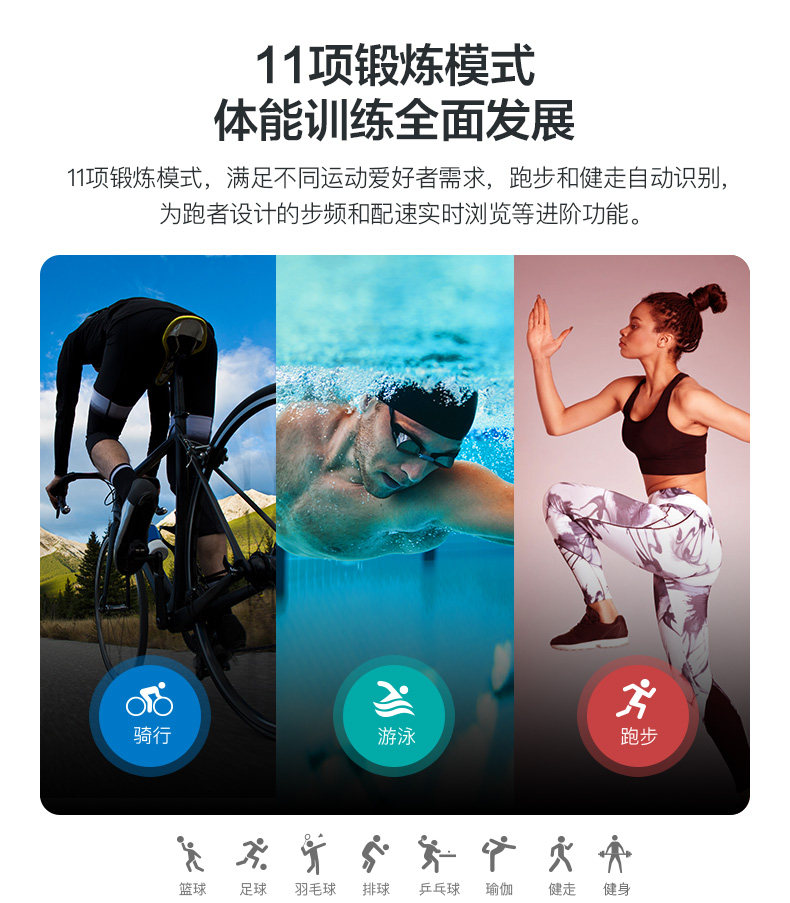 LEXIN 스마트 팔찌 5S 컬러 스크린 WECHAT 스포츠 시계는 심박수 수면 걸음 수 빠른 결제 다기능을 모니터링합니다