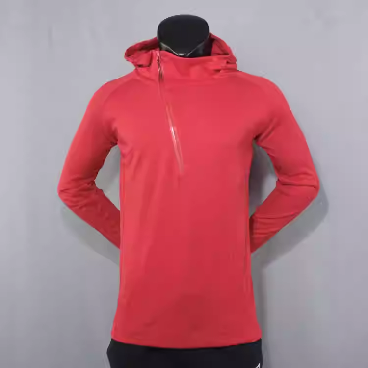 帅到炸天 72%棉质质感面料 全包围帽斜拉链设计 U宝男款连帽卫衣