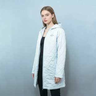 孤码LL码 吊牌价16000日币 超轻薄夹棉 轻奢M女款长款轻薄棉衣