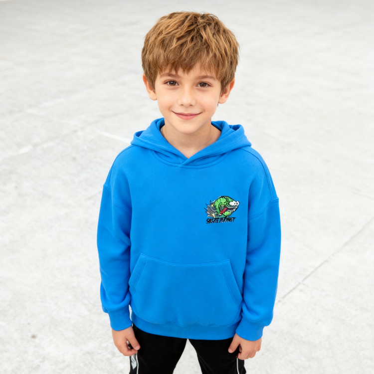 吊牌价70欧 小朋友福利 60%全棉抓绒 原旦外矛潮牌V家大童卫衣