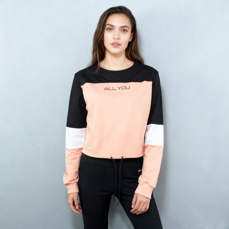 微染色 超级大福利 精绣花 棉质混纺面料 原旦外矛女款短款卫衣