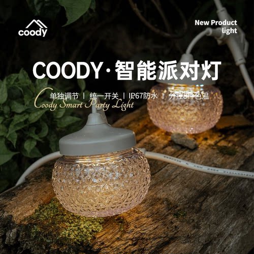 酷迪coody智能露营灯户外防水便携营地灯营地防雨装饰温馨氛围灯