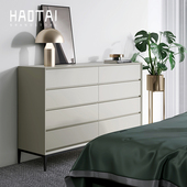 烤漆意式 极简八斗柜现代客厅实木餐边柜卧室床尾收纳抽屉玄关柜子