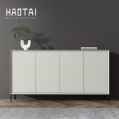 北欧简约柜子多功能超薄储物柜 柜烤漆家用门口玄关整装 意式 极简鞋