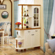 美式 玄关隔断柜酒柜双面烤漆实木餐边地中海乡村客厅门厅柜间厅柜