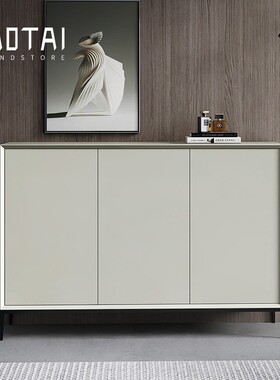 烤漆鞋柜意式极简入户收纳玄关柜家用门口一体隔断鞋橱储物柜定制