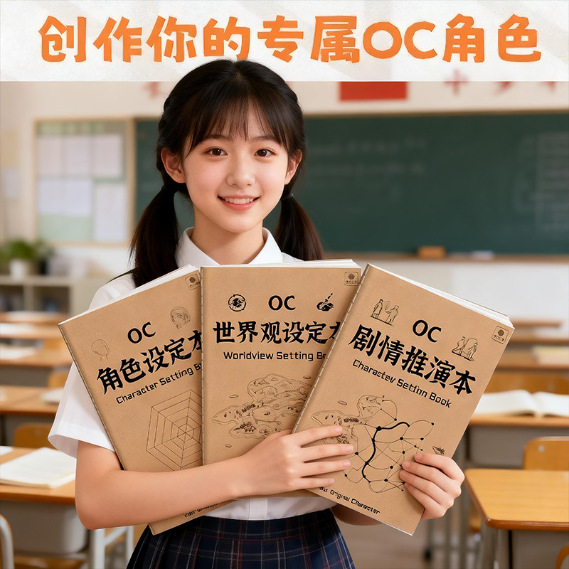 oc设定本 世界观设定本 OC角色设定本 人物设定本 幻想创作设定本图片