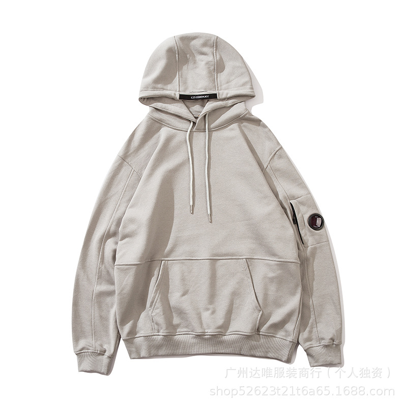 男款cp眼镜纯棉刺绣休闲圆领帅气简单休闲户外运动连帽卫衣男