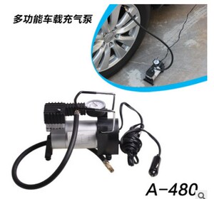 车载充气泵便携车载打气泵 汽车用12v小轿车轮胎应急打气筒冲气泵