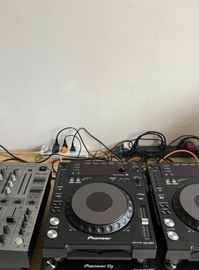 pioneer 先锋850打碟机+DJM600混音台套装 成色不错 正常使用