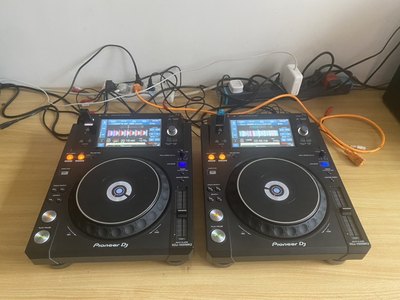 pioneer 先锋XDJ 1000MK2打碟机 触屏 彩色波纹 正常使用 保修