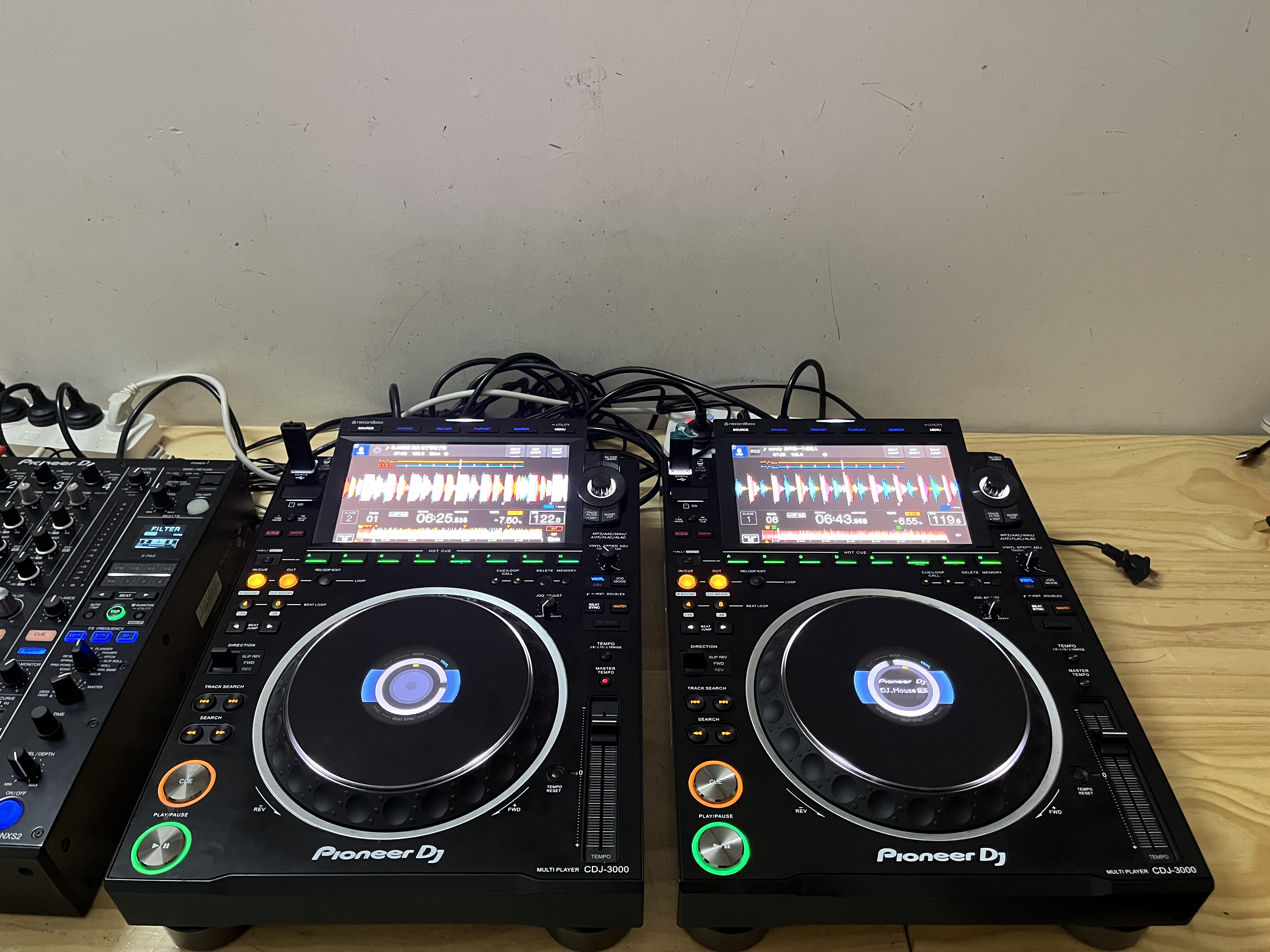 pioneer 先锋CDJ3000 打碟机 2台 功能正常使用 酒吧DJ打碟设备