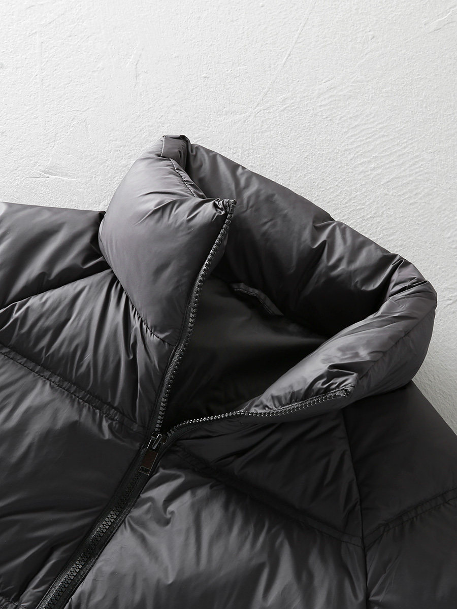 하이 엔드 블랙 스탠드 칼라 다운 재킷 남성 겨울 두꺼운 방한 빵 코트 미국 커플 재킷 겨울 코트