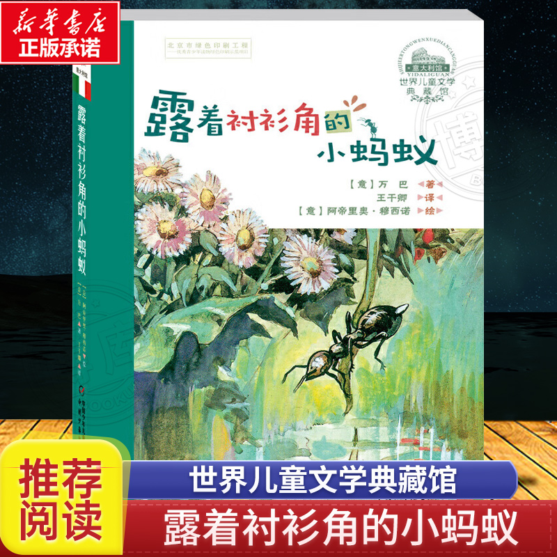 露着衬衫角的小蚂蚁 世界儿童文学典藏馆 意大利孩子 三四五六年级阅读课外书非必读老师9-12岁儿童文学中小学生课外书推荐阅读