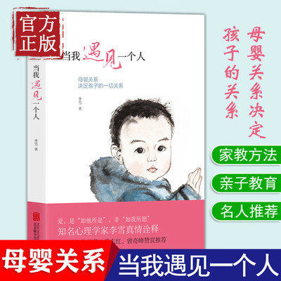 当我遇见一个人 李雪 正版书籍 李雪的书 图书 正版书籍 家庭教育育儿 亲子关系儿童早教 有限责任家庭 走出剧情愿你慢慢长大