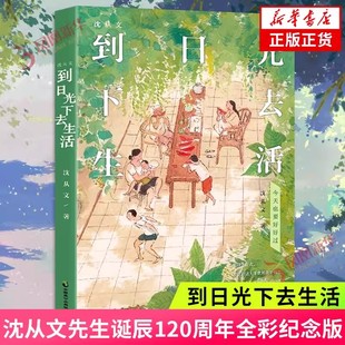 正版 到日光下去生活 沈从文先生诞辰120周年全彩纪念版 生活不必慌慌张张 露从今夜白+萤火续流光+坐看云起时 边城 湘行散记
