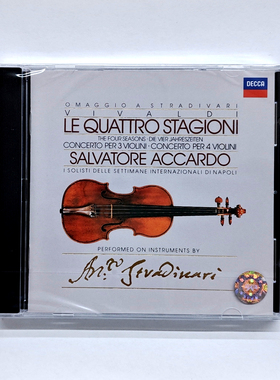 现货 Vivaldi 维瓦尔第 四季 阿卡多 企鹅三星带花 原装进口 CD