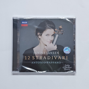 十二名琴 JANINE JANSEN 现货 STRADIVARI 珍妮杨森 正版