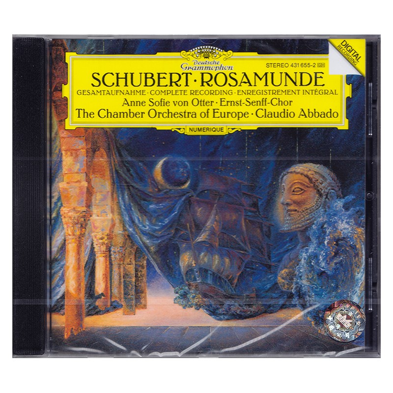 现货 原装进口 舒伯特 罗莎蒙德 全剧 阿巴多指挥 CD碟片 4316552