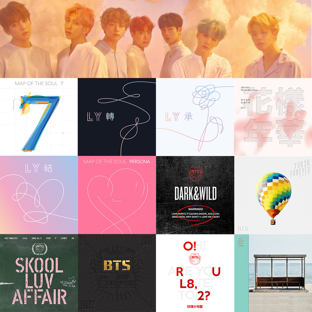 防弹少年团专辑 MAP OF THE SOUL 7 转 承 结 正版小卡 周边 CD
