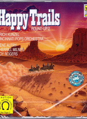 正版 Happy trails 万宝路2 西部大赶集CD 孔泽尔 古典音乐管弦乐