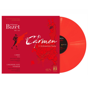 比才： 正版 卡门 阿莱城姑娘 红胶 现货 lp黑胶唱片 原装