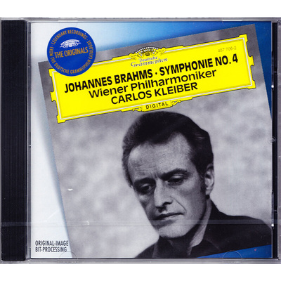 现货 原装进口CD 勃拉姆斯 第四交响曲 克莱伯 交响乐 4577062