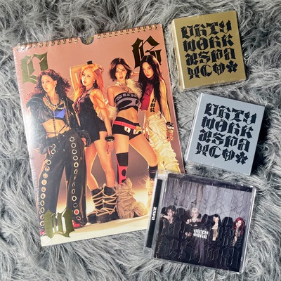 正版 吒  aespa专辑 回归单曲 Dirty Work 官方正版 周边小卡贴纸