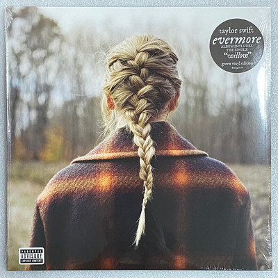 霉霉专辑 泰勒斯威夫特 TAYLOR SWIFT EVERMORE 绿胶 2LP黑胶唱片