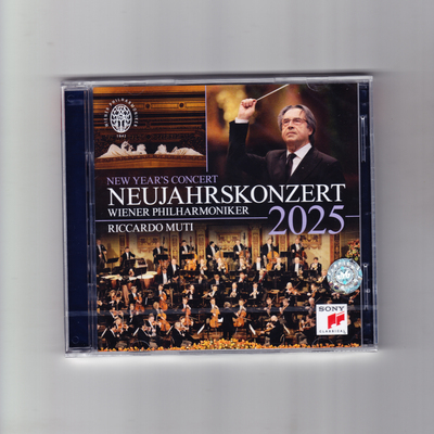 正版 2025年维也纳新年音乐会 New Years Concert CD唱片 穆蒂