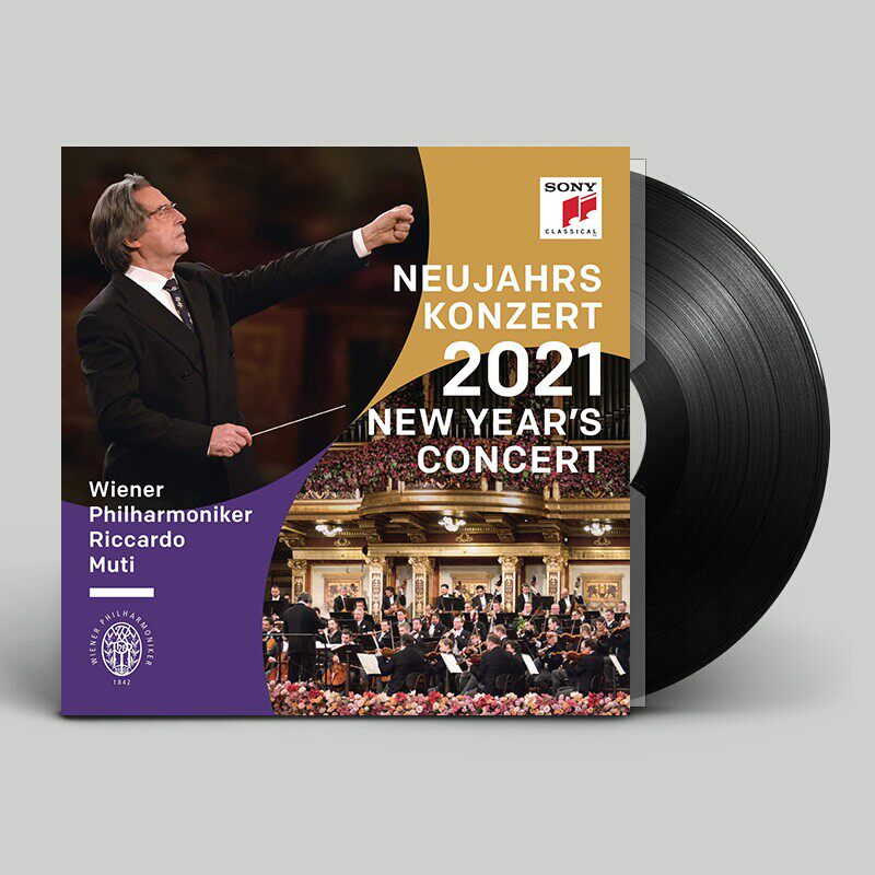 2021年维也纳新年音乐会 3LP黑胶唱片 留声机12寸碟片 古典音乐