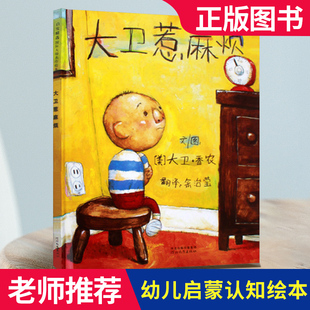 大卫惹麻烦精装硬壳儿童绘本正版幼儿园宝宝故事书0-3-4-6-10岁幼儿亲子启蒙图画书非注音版一二年级系列全套大卫上学去不可以系列