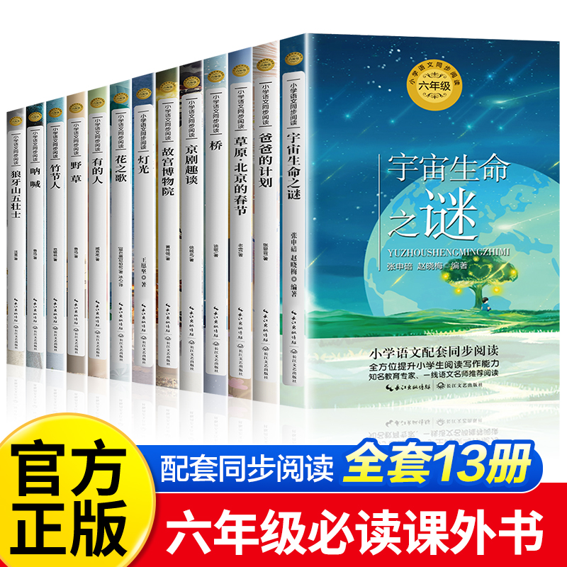 六年级上册必读课外书单册任选