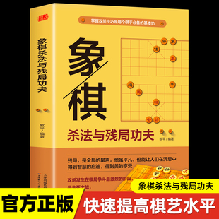 中国象棋杀法与残局功夫 象棋开局布局残局象棋棋谱中国象棋入门书籍 象棋攻杀技巧宝典实战技巧教程象棋入门与提高速成教材