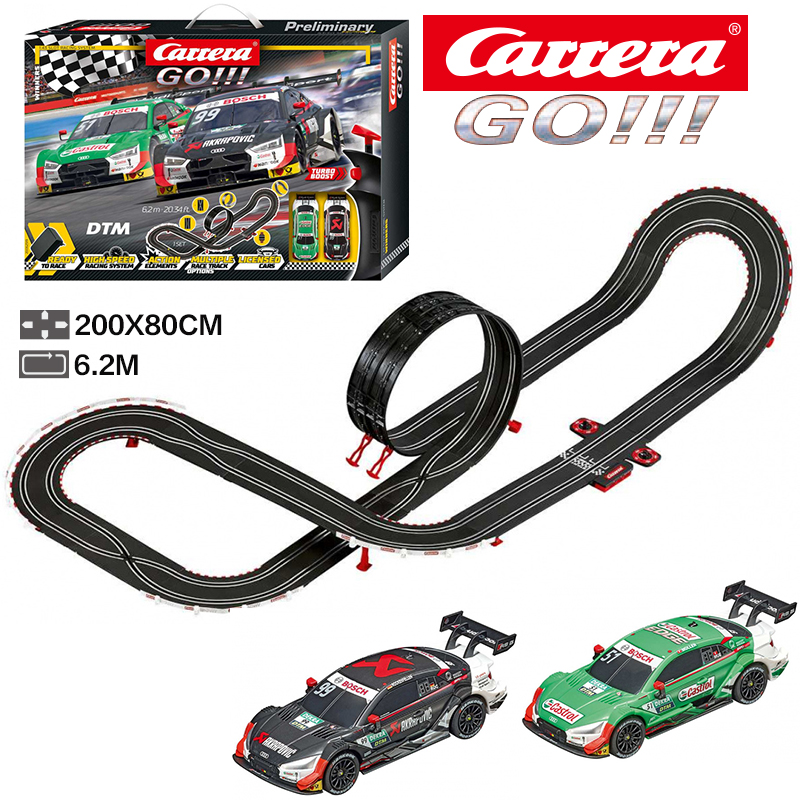 CARRERA GERMANY CARRERA ROAD RAIL CAR GO SET REMOTE CONTROL ELECTRIC HANDLE SMART PARENT-CHILD TOY