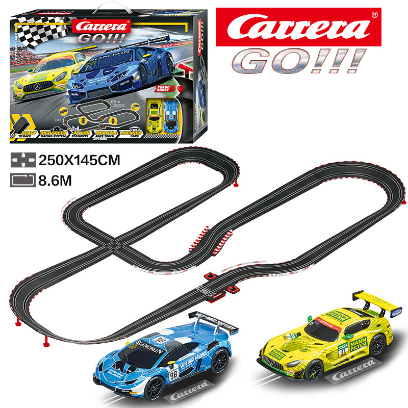 CARRERA GERMANY CARRERA ROAD RAIL CAR GO SET REMOTE CONTROL ELECTRIC HANDLE SMART PARENT-CHILD TOY