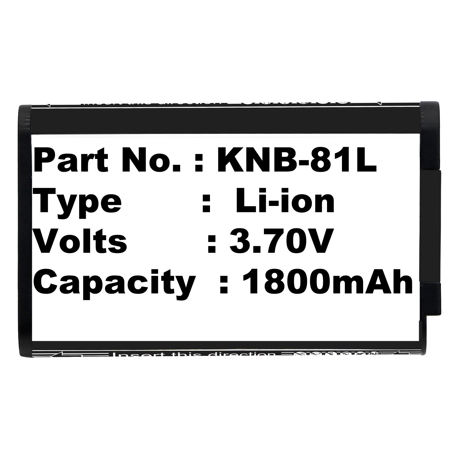 对讲机电池适用Kenwood KNB-81LI NX-P500 TK-3601D