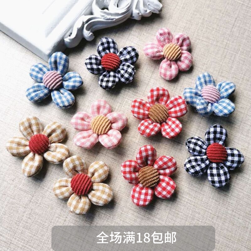 配饰韩国手工儿童森系布艺花朵