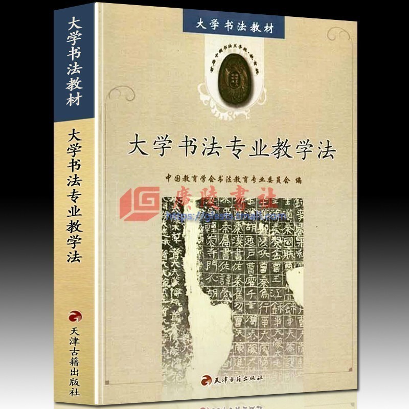 大学书法教材专业教学法毛笔书法教辅教材成人零基础自学老师教学参考书课件正版书籍天津古籍出版社