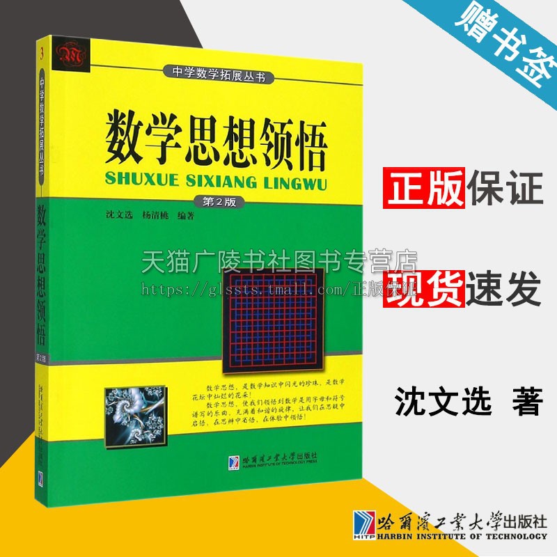 数学思想领悟第二版第2版沈文选育儿数学思想领悟拓展数学视野读物数学思想中学数学教材内容哈尔滨工业大学出版社