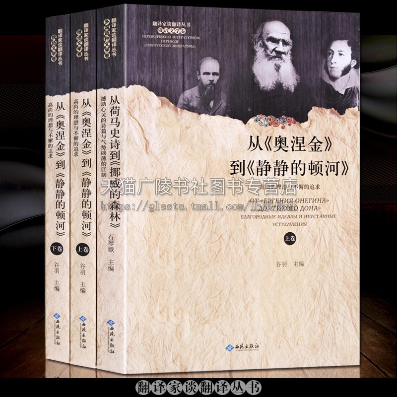 从奥涅金到静静的顿河 从荷马史诗到挪威的森林 外国俄罗斯文学名著翻译学研究书籍 西苑出版社