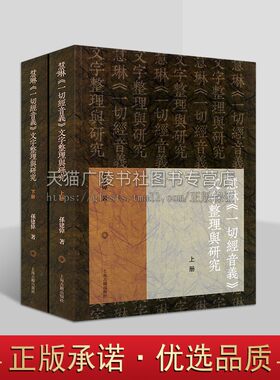 慧琳《一切经音义》文字整理与研究（全二册）文字学研究者与爱好者用书 一切经音义文字整理和研究著作 上海古籍出版社