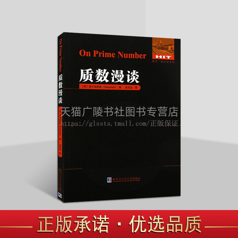 质数漫谈 [波] 谢尔品斯基 著 质数理论 数学课外小组材料  本书适用于爱好数学中学高年级学生大学生和教师进行研读 哈工大出版社