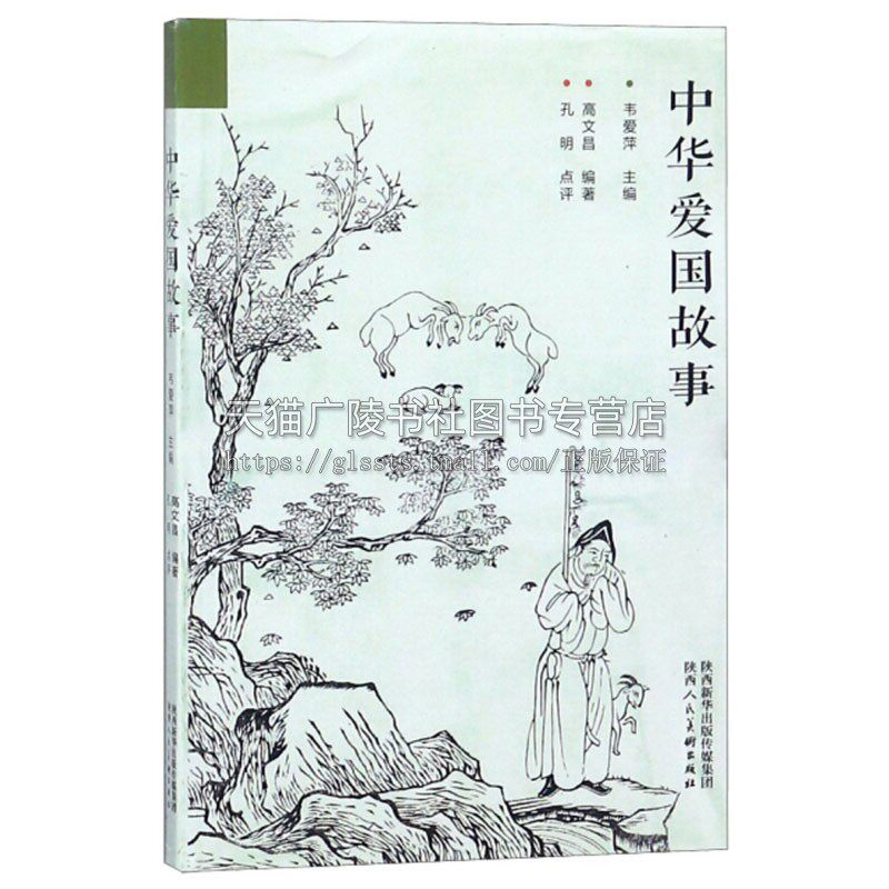 中华爱国故事 中华优秀传统文化经典爱国故事历史意义人物爱国精神中小学教辅课外读物书籍全新正版畅销 高文昌 著 陕西人美出版社