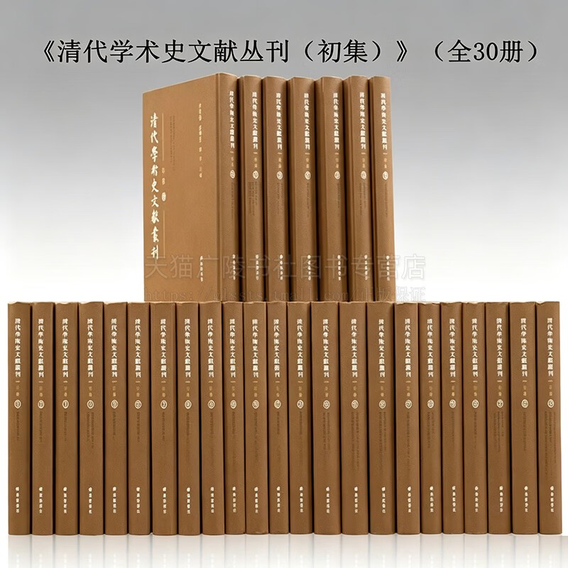 清代学术史文献丛刊初集 精装30册 清学文献汇编 清代学术史学案、源流史、人物史传 近代学术史专著 清代学术文化  广陵书社